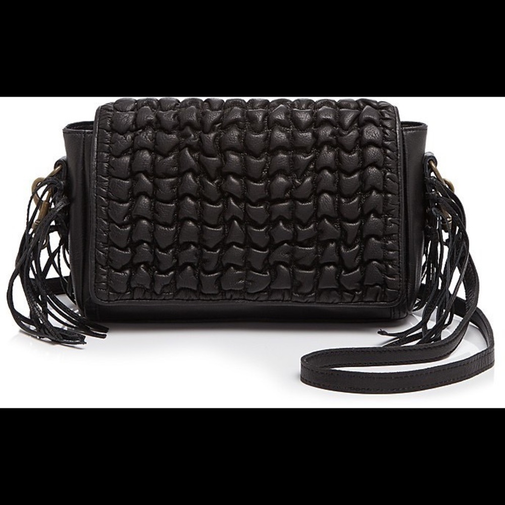 Liebeskin Black Fringe Crossbody